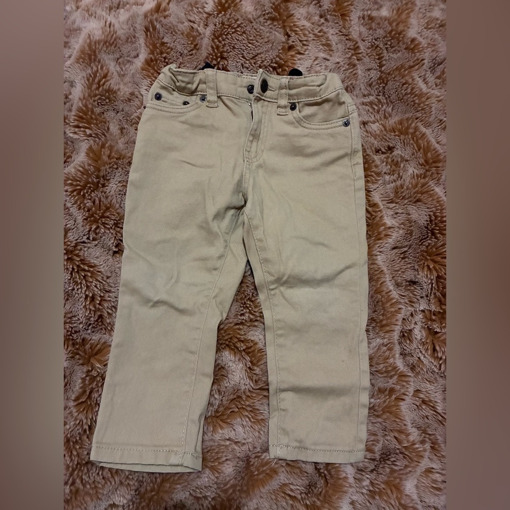 Like new Lucky Brand toddler Classic Khaki Pants - slim fit